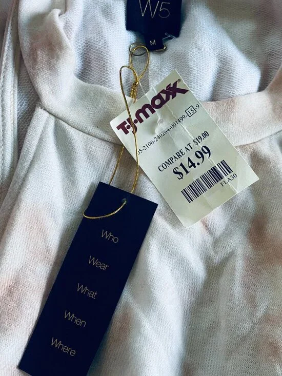 W5 Tie-Dye Halter Top With Ruffle Hem Womens Size M Polyester Blend - Picture 6 of 7